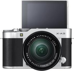 img 1 attached to 📷 Fujifilm X-A3 Mirrorless Camera XC16-50mm F3.5-5.6 II Lens Kit - Silver: Professional Photography at Your Fingertips