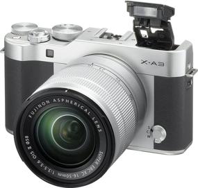 img 3 attached to 📷 Fujifilm X-A3 Mirrorless Camera XC16-50mm F3.5-5.6 II Lens Kit - Silver: Professional Photography at Your Fingertips