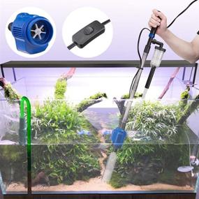 img 1 attached to 🐟 Yescom AquaBasik Electric Aquarium Fish Tank Sand Gravel Cleaner: Efficient Automatic Water Changer with Extendable Tube, Syphon Filter, and Powerful Vacuum Pump