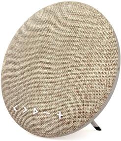 img 4 attached to 🔊 Outdoor Portable Bluetooth Speaker with FM Radio - Dual Pairing, Loud Stereo, & Booming Bass for Home and Party - 24-Hour Playtime - Black (Brown)