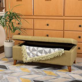 img 3 attached to Etoney Century Modern Storage Ottoman Furniture for Accent Furniture