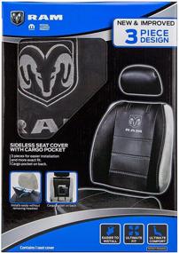 img 2 attached to 🚗 Plasticolor 008628R25 Dodge Ram 3-Piece Deluxe Sideless Seat Cover - Gray Logo - 1 Ea: Stylish Protection for Your Dodge Ram's Seats