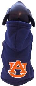 img 2 attached to NCAA Auburn Tigers Polar Fleece Hooded Dog Jacket - Keep Your Furry Fan Warm in Style!