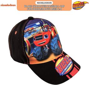 img 2 attached to 🧢 Stylish Nickelodeon Boys Baseball Cap - Blaze and The Monster Machines (Ages 2-4)