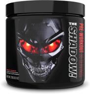 💪 jnx sports the shadow preworkout: enhanced stimulant for intense workouts - energizing effect, heightened focus, superior strength amplifier, 350mg caffeine, suitable for both genders, fruit punch flavor, 30 servings logo