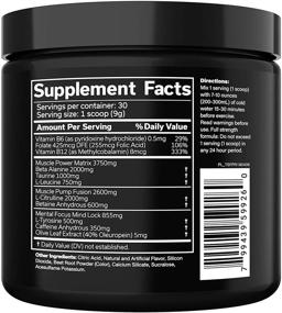 img 3 attached to 💪 JNX Sports The Shadow Preworkout: Enhanced Stimulant for Intense Workouts - Energizing Effect, Heightened Focus, Superior Strength Amplifier, 350mg Caffeine, Suitable for Both Genders, Fruit Punch Flavor, 30 Servings