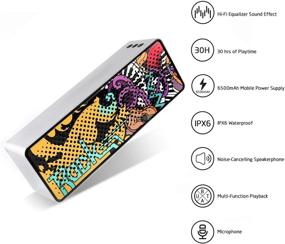img 3 attached to 🔊 Ykall Portable Bluetooth Speaker with Long Battery Life, TWS Feature, and 15M Bluetooth Range