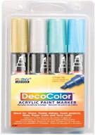 🎨 яркий набор из 4 штук decocolor acrylic от uchida 315-4m: раскройте свою творческую энергию! логотип