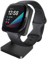 док-станция для fitbit sense/versa 3 с магнитной подставкой и usb-кабелем длиной 3,1 фута - удобное решение для зарядки умных часов sense/versa 3. логотип