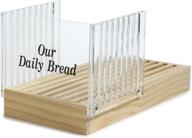 🍞 norpro bread slicer with crumb catcher brown - effortlessly slice bread with precision! logo