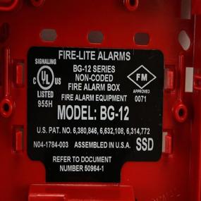 img 3 attached to 🚨 Red Fire Lite Alarms BG-12 Dual Action Manual Pull Station for Fire Alarm