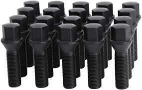 img 4 attached to 🔩 Dynofit 12x1.5 Extended Lug Bolts: Perfect Fit for Z3 Z4 Roadster Z8 3 Series E30 36 46 8series & More! Get 20pcs 45mm Shank Conical Seat M12x1.5 Aftermarket Lug Studs for Wheel Spacers.