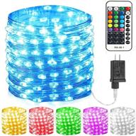 🎄 gdealer 100 led 16 colors string lights: remote control christmas fairy lights for festive home decorations, weddings, and bedrooms - 33ft firefly twinkle lights logo