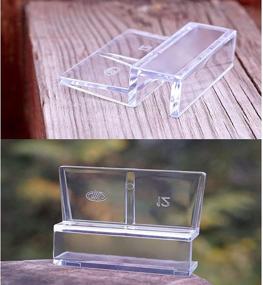 img 1 attached to 🐠 Bornfeel Aquarium Lid Clips: Secure and Stylish Fish Tank Glass Clips - 24 Pack 6mm 8mm Rimless Aquarium Cover Holder Clamps in Clear Acrylic