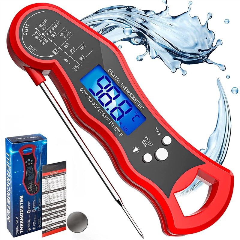 Thermometer Waterproof Backlight Calibration Foldable Kitchen &amp; Dining logo