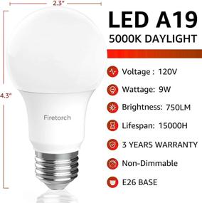 img 3 attached to Non Dimmable Firetorch Equivalent Standard Replacement – Enhanced for SEO