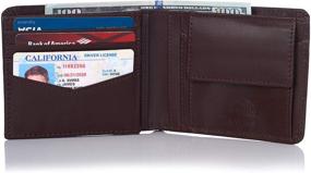 img 3 attached to Optimized Alpine Swiss Leather Wallets, Card Cases & Money Organizers with Increased Capacity