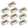 uxcell 10pcs terminals panel holder industrial electrical logo