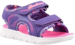 img 3 attached to 👧 Skechers Girls Flex Sandal: Stylish Sandals for Active Girls!