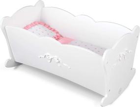 img 4 attached to 🏻 Optimized Search: KidKraft Tiffany Bow Doll Cradle for Enhanced Online Visibility