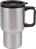 ☕ liquid logic driver mug - 15 oz, stainless steel outer, pp liner, slider lid closure, brushed stainless логотип