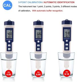 img 3 attached to AUNMAS Portable Function Salinity Temperature