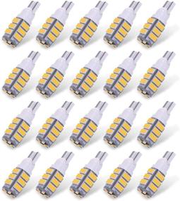 img 4 attached to 🔆 YITAMOTOR 921 RV Interior LED Light Bulbs: 20-Pack Warm White 42-SMD Super Bright Replacement for RV Car Dome Map Door License Plate Trailer Backup Reverse Lights - T10 912 194 LED Camper Lights