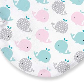 img 1 attached to SwaddleMe Original Swaddle – Size Small, 0-3 Months, 👶 2-Pack (Pink Polka Whale): Comfortable and Secure Swaddling for Newborns