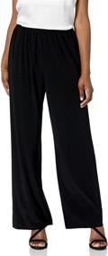 img 3 attached to 👖 Flattering and Versatile: Get Ready in Style with Alex Evenings Women's Straight Leg Dress Pant (Petite, Regular, and Plus Sizes)