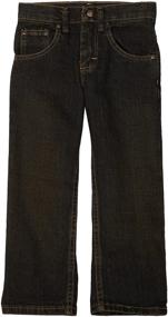 img 2 attached to Little Relaxed Straight Jeans Handsand Boys' Clothing