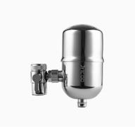 304 stainless steel faucet water filter for clean kitchen water - removes lead, flouride & chlorine logo