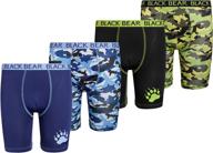 black bear performance dry fit compression boys' clothing ~ active логотип