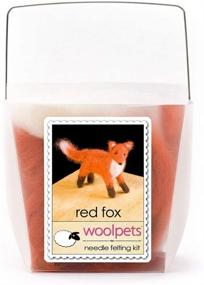 img 1 attached to Crafty Fun with Wool Animal Felting Kits: Introducing the Fox Edition!