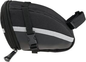 img 2 attached to 🚲 Water-Resistant Bike Saddle Bag: Roswheel 131455 - Quick Release Bike Under Seat Pack & Pouch