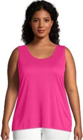 img 2 attached to Stay Cool and Active with JUST MY SIZE Plus Size Cooldri Performance Tank Top