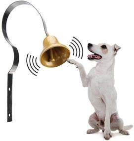 img 1 attached to 🐶 GoGo Bell Dog Doorbell: Housebreaking & Potty Training Tool - White (Qty 1)