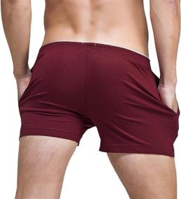 img 2 attached to Men's Cotton Bottoms Fashion: Linemoon Collection (Size 25-29)