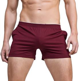 img 4 attached to Men's Cotton Bottoms Fashion: Linemoon Collection (Size 25-29)