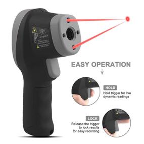 img 2 attached to Infrared Thermometer Non Contact Digital Temperature Test, Measure & Inspect