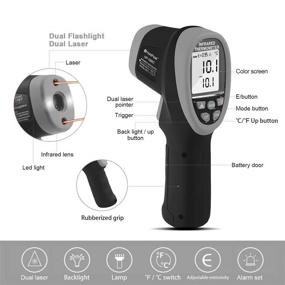 img 3 attached to Infrared Thermometer Non Contact Digital Temperature Test, Measure & Inspect