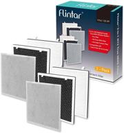 🔍 flintar 2-pack of vital 100 h13 grade true hepa replacement filter, levoit air purifier vital 100 compatible, part number vital 100-rf logo