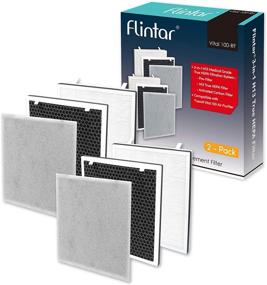 img 4 attached to 🔍 Flintar 2-Pack of Vital 100 H13 Grade True HEPA Replacement Filter, LEVOIT Air Purifier Vital 100 Compatible, Part Number Vital 100-RF