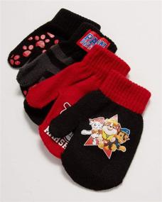 img 3 attached to Stay Warm in Style: Nickelodeon Boys Pack Mitten Glove for Cold Weather