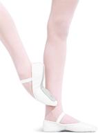 adorable capezio daisy ballet shoes for toddler & little girls: comfortable athletic footwear logo