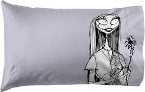 img 3 attached to 🎃 Disney Nightmare Before Christmas Gothic Romance Twin Sheet Set - Super Soft 3-Piece Bedding Featuring Jack Skellington & Sally - Official Disney Product