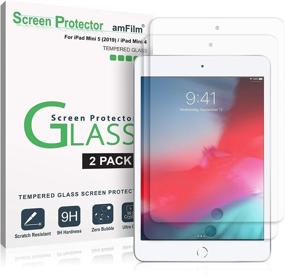 img 4 attached to 📱 2 Pack Tempered Glass Screen Protector for iPad Mini 5 (5th Generation, 2019) and iPad Mini 4