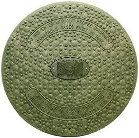 img 1 attached to 🚽 Green 24 Inch Diameter Jackel Septic Tank Riser Cover