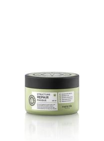 img 4 attached to 🌿 Maria Nila Structure Repair Masque 250 ml - Nourishing Hair Treatment for Dry, Damaged and Chemically-Treated Hair. Provides Softness, Moisture, and Repairs. Fully Vegan, with no Sulfates or Parabens.