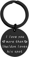 maofaed tv show inspired keychain - perfect valentine's day gift for boyfriend, husband, or couples logo