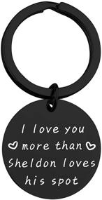 img 4 attached to MAOFAED TV Show Inspired Keychain - Perfect Valentine's Day Gift for Boyfriend, Husband, or Couples